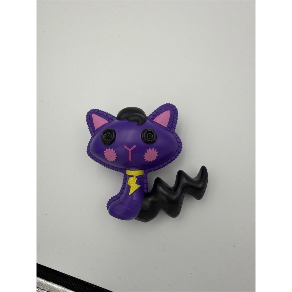 Lalaloopsy Cool Cat Toy Storm E. Sky Pet Figure 3" Black Purple Animal 2020